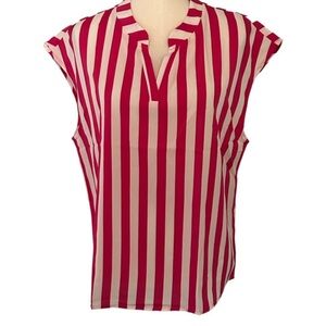 Shein pink white top size L